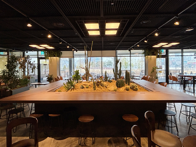 OASIS 카페 전경