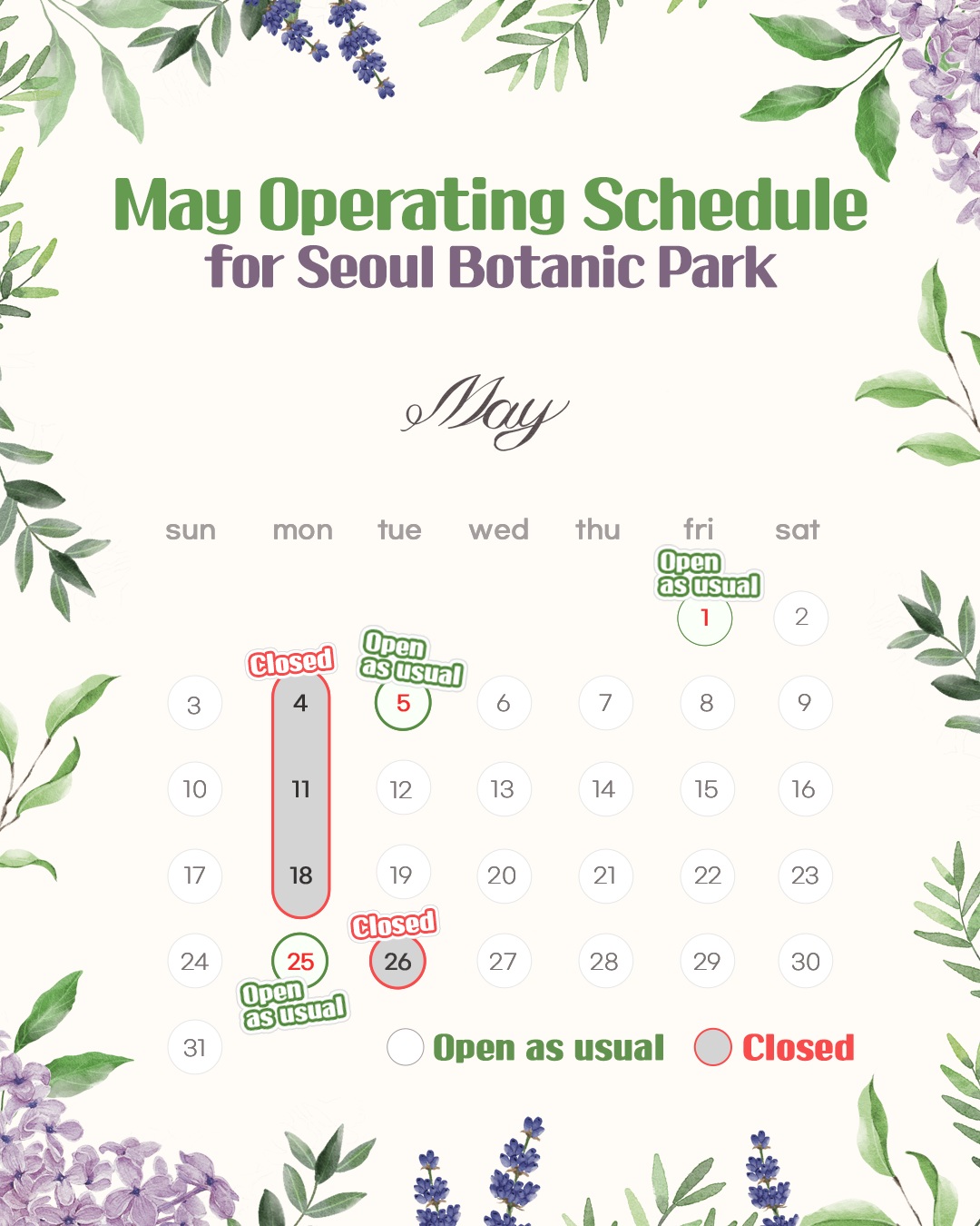 May Operation Guide